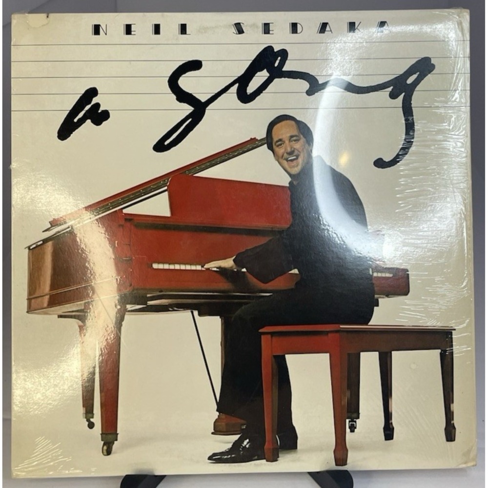Neil Sedaka A Song LP Vinyl 1977 Elektra 6E-102 Sealed Vintage Pop Record 12"